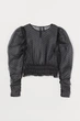 Блуза жіноча H&M чорна прозора (38р) 0888455 - изображение 5