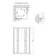 Душевая кабина Lidz Wawel SC80x80.SAT.LOW.GR, стекло тонированное 4 мм без поддона - изображение 2