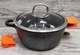 Кастрюля Bohmann BH 7350-26 MRB 5л с двойным дном антипригарное мрамор-гранитное покрытие з кришкою - изображение 3