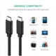 Дата кабель USB-C to USB-C 1.0m US286 3A Black Ugreen (50997) (321507) - изображение 3