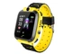 Детские Умные Смарт Часы Baby Smart Watch Q12 (S12) Original С Lbs Желтые - изображение 1