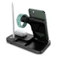 Зарядка беспроводная Qi 4in1 Wireless Charger JYD-WC132 |5-15W, Watch/AirPods/Pencil/Phone| black - изображение 2