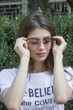 Женские солнцезащитные очки Glasses 9364-3 - изображение 4