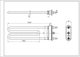 Тэн Thermowatt для стиральной машины Bosch TPO 200-SB-2000 L=200mm 2000W (00643463) - изображение 6