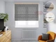 Римская штора система Light I&H Рогожка Димаут стальная с верхним кантом 50*170 см - изображение 1