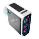 Корпус компьютерный ATX GameMax StarLight W-FRGB без блока питания/Middle tower/RGB-подсветка/боковое окно Белый - изображение 3