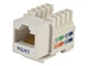 Вставка-кейстон Monoprice RJ45 для мультимедийных настенных панелей белый MNKS-CAT5E-WH - изображение 1