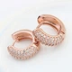 Серьги от дизайнеров Rigant 21369 1,5см*16мм Белый - изображение 3