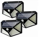 Ліхтар прожектор світильник на сонячній батареї з датчиком руху Solar Wall Lamp SH-100 Чорний - зображення 1
