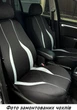 Авто чохли для Volvo V50 2004-2012 AUAU Bolero з червоною вставкою - зображення 5