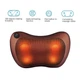 Массажная подушка MASSAGE PILLOW QY-8028 инфракрасный роликовий массажер - изображение 2
