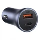Автомобільний зарядний пристрій Baseus Golden Contactor Pro Dual Quick Charger Car Charger U+C 40W Dark Gray - изображение 4