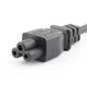 Мережевий кабель для живлення CEE 7/7-C5 1.2м 2.5А/250V 3x0.75мм кабель трьох-контактний для ноутбука (1009916-Black) - зображення 3
