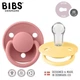 Пустышки BIBS De Lux Pale Butter + Dusty Pink 0-36 мес. 2 шт. - изображение 1