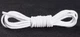 Вощеные круглые шнурки для обуви FASTLACES P2-2 White 80cm - изображение 1