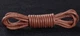 Вощеные круглые шнурки для обуви FASTLACES P2-2 Red Brown 80cm - изображение 1