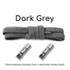 Эластичные плоские шнурки для обуви FASTLACES T66-2 Dark Grey - изображение 1