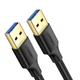 Кабель UGREEN US128 USB 3.0 to USB 5Gbps 1m Black (10370) - изображение 1