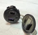 Врезная USB розетка в авто с вольтметром Quick Charge 3.0 USB + PD Type-C 12В-24В, QC 3.0 (быстрая зарядка), 36Вт, Зеленая - изображение 2