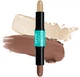 Sztyft do konturowania twarzy NYX Professional Makeup Wonder Stick Highlight & Contour dwustronny 02 universal light 2x4 g (0800897100025) - obraz 2