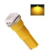 Светодиодная лампа Т5 (W1,2W W2x2,6d) 1 SMD 5050 12V Жёлтая Autoexpect (15160) - изображение 1