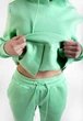 Женские спортивные брюки на флисе BROSTEM мятного цвета 3XL - изображение 3