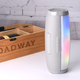 Беспроводная Bluetooth колонка с RGB подсветкой T&G TG165C-LED со светомузыкой, USB, microSD, FM радио, Микрофон Grey - изображение 3