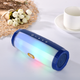 Бездротова Bluetooth колонка з RGB підсвічуванням T&G TG165C-LED зі світломузикою, USB, microSD, FM радіо, Мікрофон Blue - зображення 4