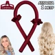 М'які шовкові бігуді для локонів з гумками та шпилькою Stely Hair Hold Бордо - зображення 1
