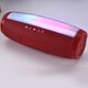 Бездротова Bluetooth колонка з RGB підсвічуванням T&G TG165C-LED зі світломузикою, USB, microSD, FM радіо Red - зображення 7
