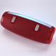 Бездротова Bluetooth колонка з RGB підсвічуванням T&G TG165C-LED зі світломузикою, USB, microSD, FM радіо Red - зображення 4
