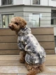 Дощовик для собак Dogs Bomba чорний з бежевим з принтом метелики, розмір 3, для дівчат - зображення 1