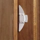 Блокиратор для раздвижных систем Leluno Замок блокиратор на шкаф купе от детей 1 шт 14,5x5 см - изображение 4