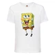 Футболка детская Спанч Боб 11 (Sponge Bob) белая 152 см - изображение 1
