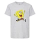 Футболка детская Спанч Боб 12 (Sponge Bob) серая 116 см - изображение 1