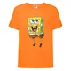 Футболка детская Спанч Боб 11 (Sponge Bob) оранжевая 128 см - изображение 1