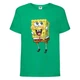 Футболка детская Спанч Боб 11 (Sponge Bob) зеленая 152 см - изображение 1