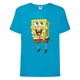 Футболка детская Спанч Боб 11 (Sponge Bob) голубая 152 см - изображение 1