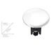 Сливная пробка Wenko Pluggy® XL White Ø 6,2 x 6,6 см, пластик, латунь - изображение 2