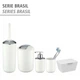 Мусорное ведро Wenko Brasil White L, 6,5 л, Пластик (TPE), 19,5 x 31 x 19,5 см, Белый - изображение 3