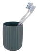 Стакан для зубных щеток Wenko Agropoli Dark Green, пластик, темно-зеленый - изображение 2