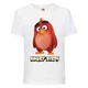 Футболка дитяча Енгрі Бердс (Angry Birds) біла (AB-red-white) 128 см - зображення 1