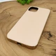 Стеклянный чехол Glass case Матовый для iPhone 14 Plus Gold - изображение 1