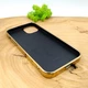 Стеклянный чехол Glass case Матовый для iPhone 14 Plus Gold - изображение 3