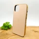 Стеклянный чехол Glass case Матовый для iPhone 14 Gold - изображение 1