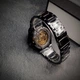 Механические класические мужские часы Forsining 8198 Black - изображение 4