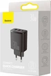 Сетевое зарядное устройство Baseus Compact Quick Charger 2U+C 30W EU Black - изображение 3
