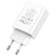 Мережевий зарядний пристрій HOCO C100A PD20W+QC3.0 charger with digital display White (6931474769800) - зображення 3