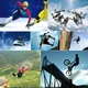 Силиконовый чехол, футляр с крышкой на объектив Puluz PU518B для экшн камер GoPro Hero 9, 10 - черный - изображение 9