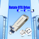 Металлическая USB Флешка 3в1 256GB Type-C/MicroUSB/USB 3.0 для телефона/компьютера OTG MicroDrive Серый - изображение 10